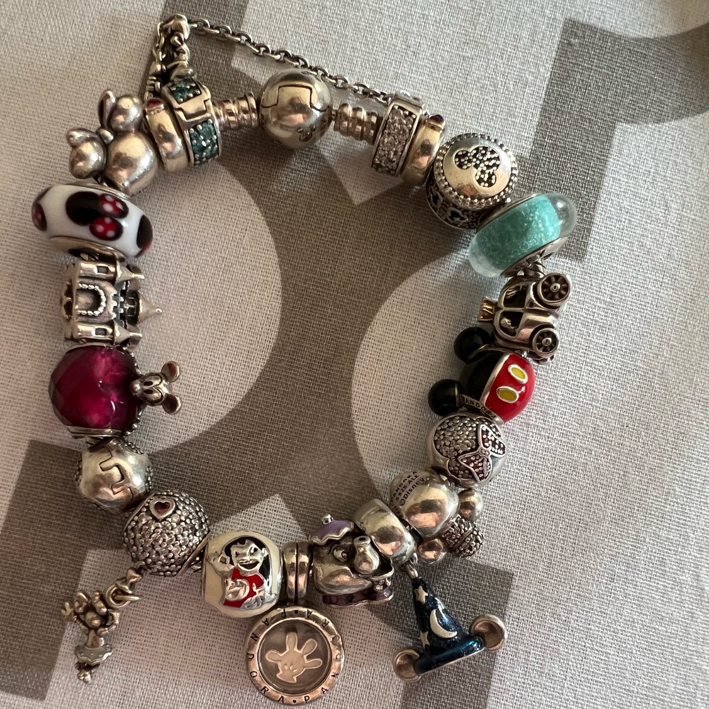 Authentic Disney Pandora Charm Bracelet